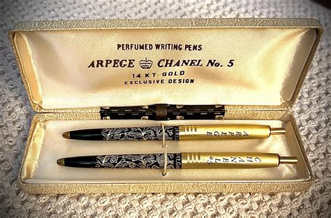 chanel perfumed writing pens|Chanel no 5 pen.